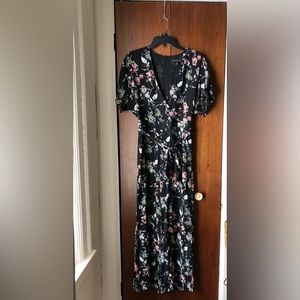 Banana Republic Floral Bird Print Jumpsuit Romper